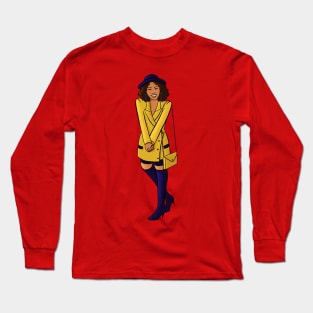 Hilary Banks Minimalist Art Long Sleeve T-Shirt